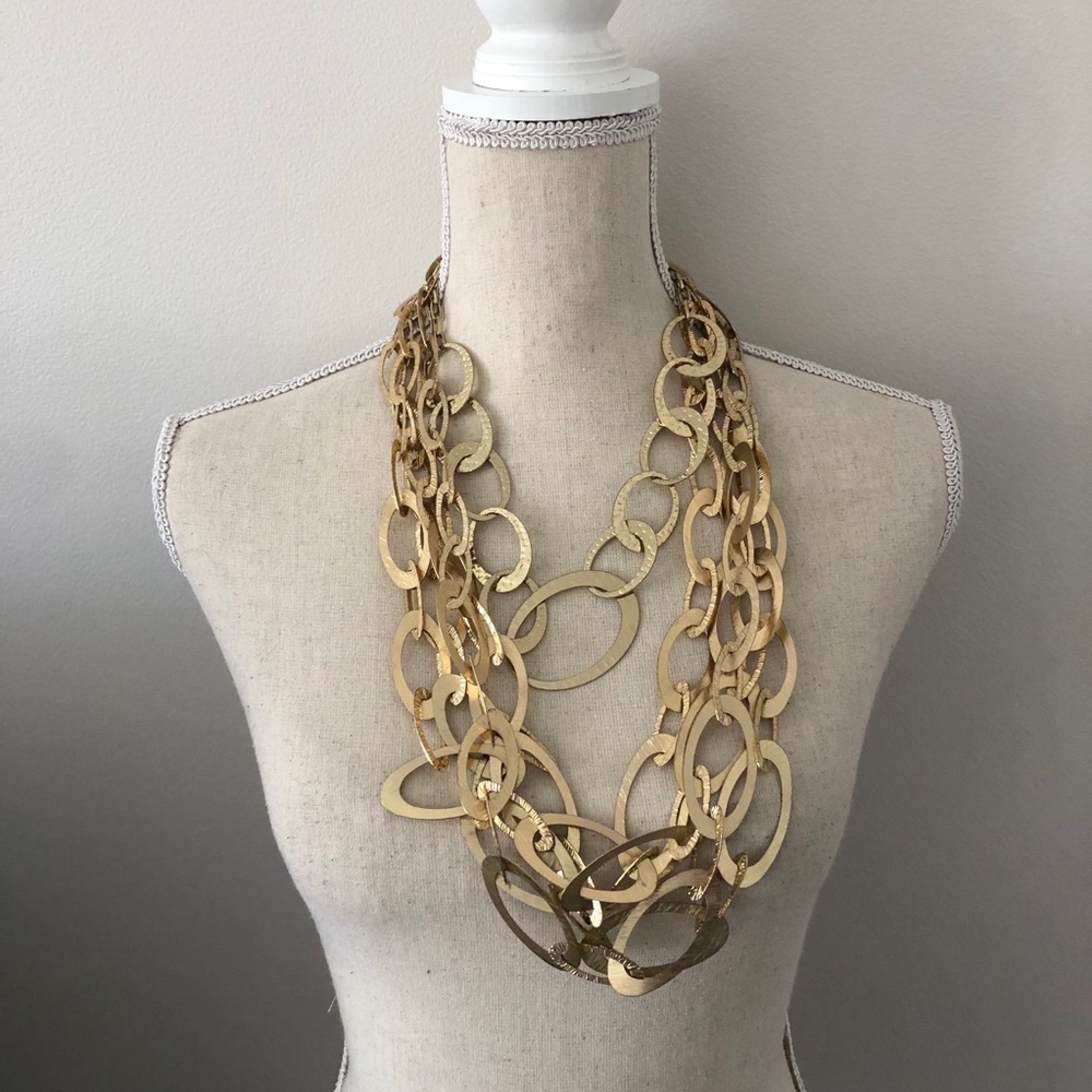 Women’s Multi Strand Gold Necklace